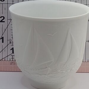 Lladro Spain Collectors Society Regatta 1997 Sailing The Seas Candle Holder 3.5"